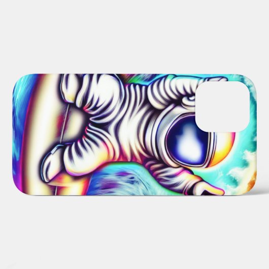 COQUES Case-Mate iPhone ASTRONAUT AND HIS COSMIC SURFING ADVENTURE (Verso (horizontal))