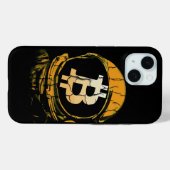 Coques Case-Mate iPhone Astronaut Bitcoin-Crypto (Verso (horizontal))