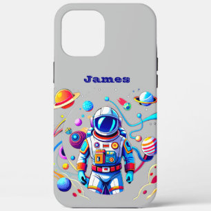 Case-Mate iPhone Case Astronaut coloré et Univers en couleurs vives