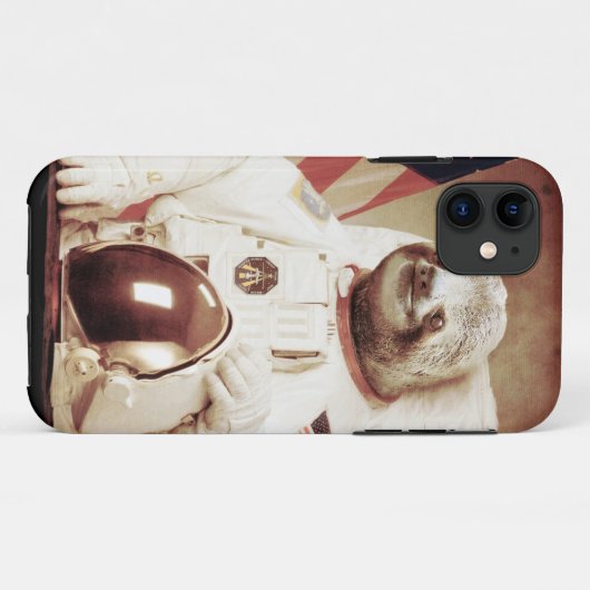 Coques Case-Mate iPhone Astronaut Sloth (Dos (Horizontal))
