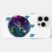 Coques Case-Mate iPhone astronaute avec papillon (Verso (horizontal))