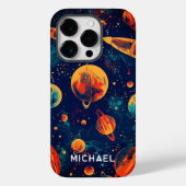 Coques Case-Mate iPhone Astronaute de l'espace nom personnalisé (Verso)