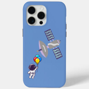 Coque iPhone 15 Pro Max astronaute drôle