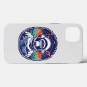 Coques Case-Mate iPhone Astronaute du singe spatial (Verso (horizontal))