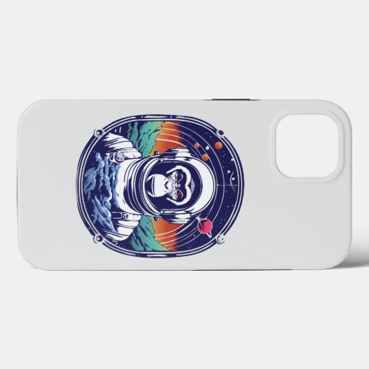 Coques Case-Mate iPhone Astronaute du singe spatial (Verso (horizontal))