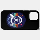 Coques Case-Mate iPhone Astronaute du singe spatial (Verso (horizontal))