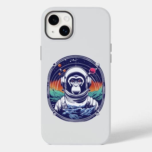 Coques Case-Mate iPhone Astronaute du singe spatial (Verso)