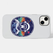 Coques Case-Mate iPhone Astronaute du singe spatial (Verso (horizontal))