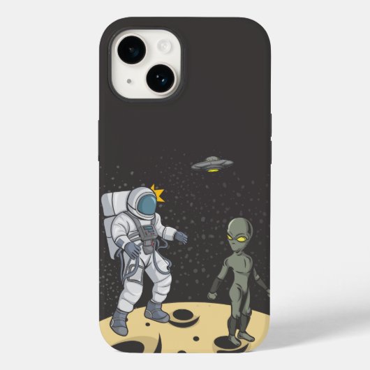 Coques Case-Mate iPhone Astronaute et extraterrestre (Verso)