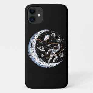 Case-Mate iPhone Case Astronaute faisant voler un cerf-volant sur la Lun