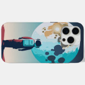 Coques Case-Mate iPhone Astronaute solitaire (Verso (horizontal))
