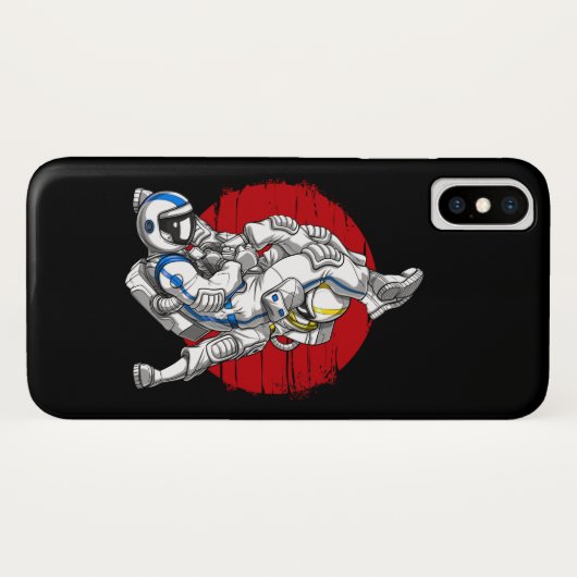 Coques Case-Mate iPhone Astronautes du Jiu-Jitsu (Dos (Horizontal))