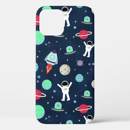Coques Case-Mate iPhone Astronautes Planètes Fusées et Aliens (Verso)