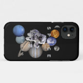 Coques Case-Mate iPhone astronef mission solar system planar (Dos (Horizontal))