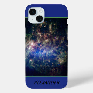 Coque iPhone 15 Mini Astronomie nom personnalisé nuage magellanique
