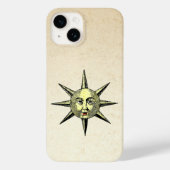 Coques Case-Mate iPhone Astronomie Renaissance - Couleur visage soleil (Verso)