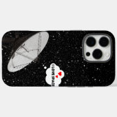 Coques Case-Mate iPhone Astronomie Thème Satellite Plat Fond Étoiles (Verso (horizontal))