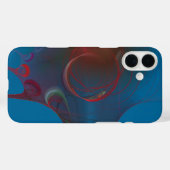 Coques Case-Mate iPhone astroplane art abstrait (Verso (horizontal))
