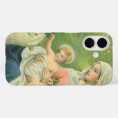 Coques Case-Mate iPhone Atelier de Joseph avec Marie et Bébé Jésus (Verso (horizontal))