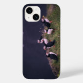 Coques Case-Mate iPhone Atlantic Puffins iPhone 14 Case (Verso)