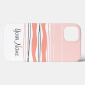 Coques Case-Mate iPhone Atlantic Stripe rose Nom horizontal iPad Mini (Verso (horizontal))