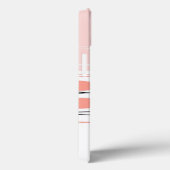 Coques Case-Mate iPhone Atlantic Stripe rose Nom horizontal iPad Mini (Verso / Droite)