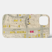 Coques Case-Mate iPhone Atlas de carte de Yonkers (Verso (horizontal))