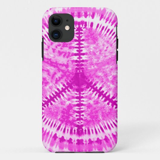 Coques Case-Mate iPhone Attachez la caisse rose de l'iPhone 5 de paix de (Dos)