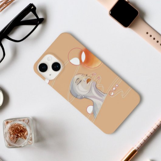 Coques Case-Mate iPhone Attaque à la nébuleuse et collier galactique à per