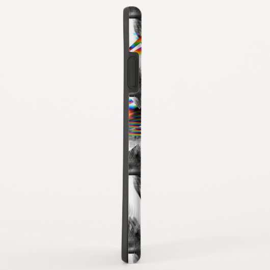 Coques Case-Mate iPhone Attaque arc-en-ciel (Dos/Droite)