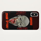Coques Case-Mate iPhone Attaque de Zombie Macabre (Dos (Horizontal))