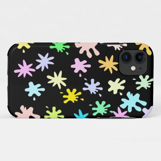 Coques Case-Mate iPhone Attaque Splat (Dos (Horizontal))