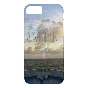ETUI iPhone Case-Mate ATTENTES AVENTURE   CROISIÈRE NAVIRE OCÉAN SUNSET