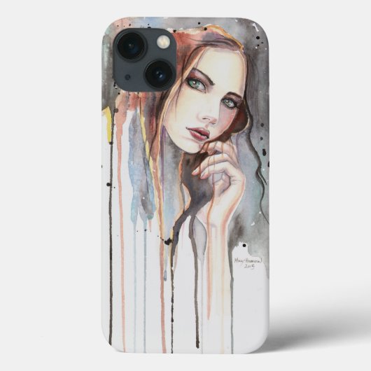 Coques Case-Mate iPhone Attitude Art moderne Portrait d'une femme (Verso)