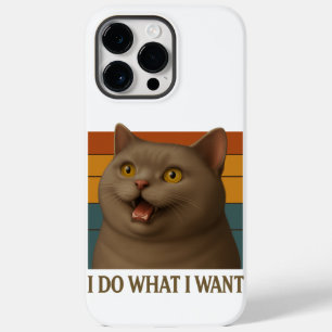 Coque Pour Pour iPhone 14 Pro Max Attitude de chat rétro