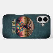 Coques Case-Mate iPhone Attitude de chat Tropical intemporelle (Verso (horizontal))