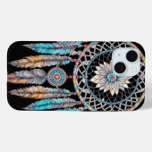 Coques Case-Mate iPhone Attrape-rêves Mystique Bleu (Verso (horizontal))