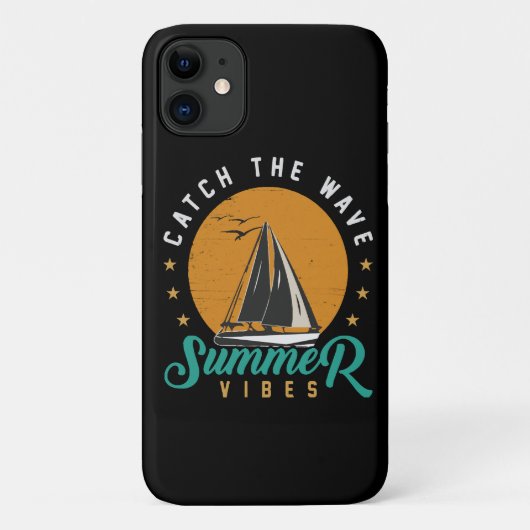 Coques Case-Mate iPhone Attrapez la vague d'été (Dos)