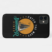 Coques Case-Mate iPhone Attrapez la vague d'été (Dos (Horizontal))