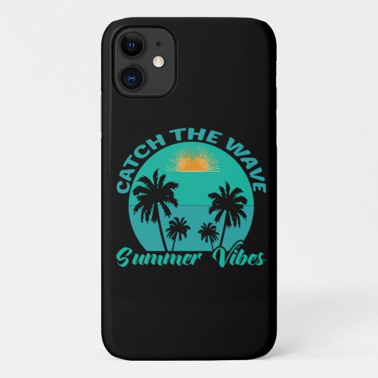 Coques Case-Mate iPhone Attrapez la vague d'été (Dos)