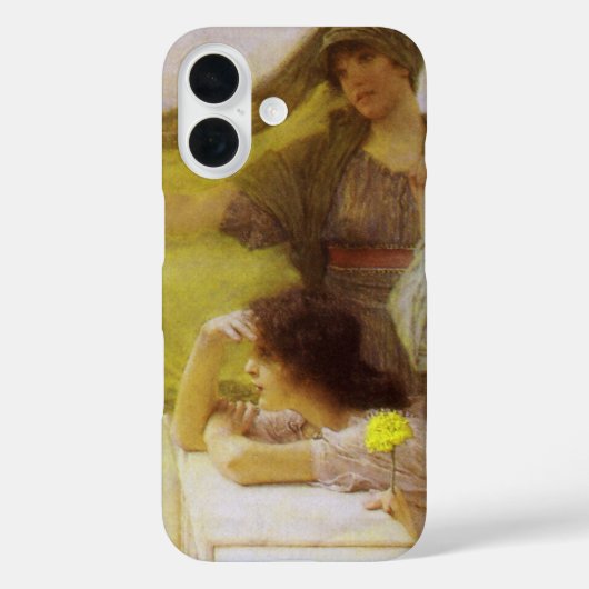 Coques Case-Mate iPhone Au berceau d'Aphrodite par Sir Lawrence Alma Tadem (Verso)