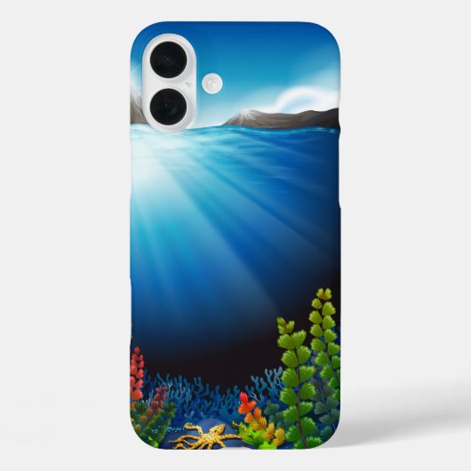 Coques Case-Mate iPhone Au fond de la mer (Verso)
