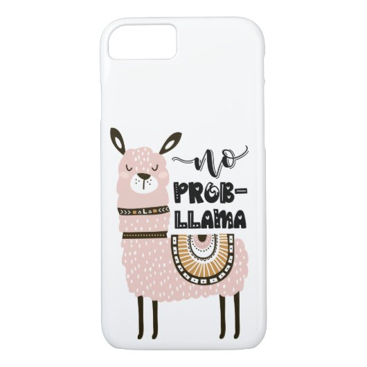 Coques Case-Mate iPhone Aucun drôle mignon de Prob-Lama (Dos)