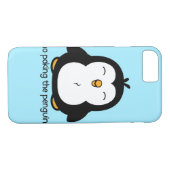 Coques Case-Mate iPhone Aucun pousser le pingouin (Dos (Horizontal))
