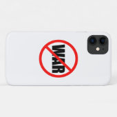 Coques Case-Mate iPhone Aucun symbole de guerre (Dos (Horizontal))