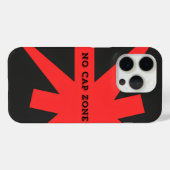 Coques Case-Mate iPhone Aucune zone Casquette Gras Art Rouge Imprimer (Verso (horizontal))
