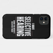 Coques Case-Mate iPhone Audience Sélective Désolé Drôle Dire Humoristique (Dos (Horizontal))