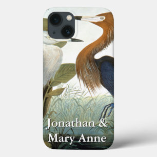 Case-Mate iPhone Case Audubon : Aiguille Rougeâtre Ou Héron Violet