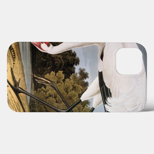Coques Case-Mate iPhone Audubon : Grue blanche (Verso (horizontal))