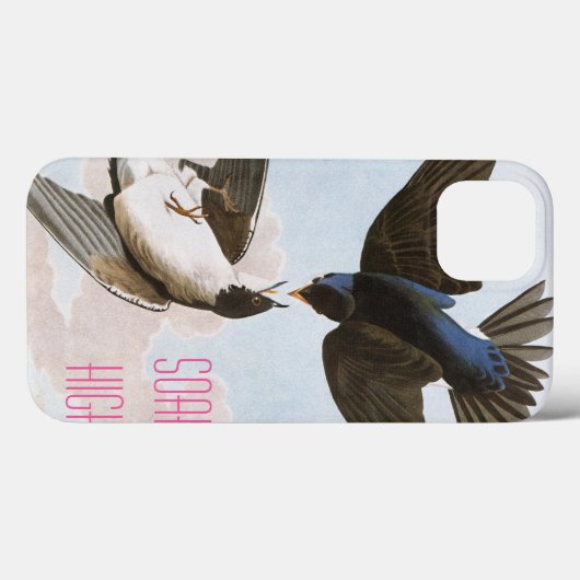 Coques Case-Mate iPhone Audubon : Hirondelle d'arbre (Verso (horizontal))